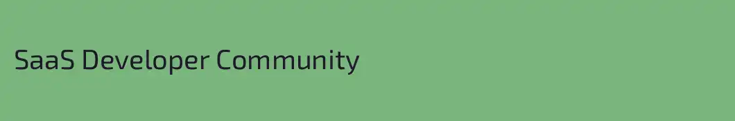 SaaS Developer Community